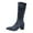 Blue, variant on GHSOHS Cowboy Boots for Women Mid Calf Boots Cowboy Outfits for Women Black Boots Western Cowgirl Boots Knee High Boots Point Toe Heeled Boots Outdoor Rain Boots Dress Shoes Combat Boots,Size 36