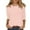 95# Light pink, variant on DENGDENG Ladies 3/4 Length Sleeve Tops Elbow Crew Neck T-Shirts Petite Casual Summer Shirts Petite Three Quarter Length Tunics Spring Blouses Mint Green S