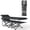 Black, variant on Outsunny Camping Cot for Adults with Cushion, Folding Bed, Dark Grey