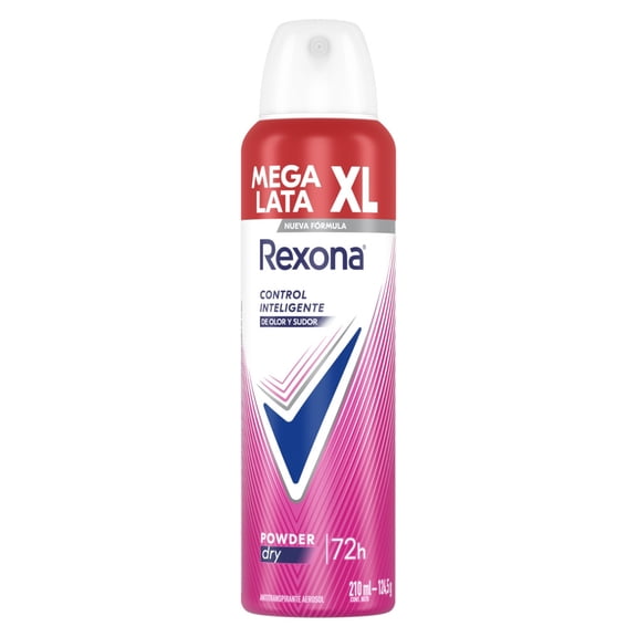 Desodorante antitranspirante Rexona powder en aerosol 210 ml