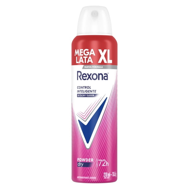 Desodorante antitranspirante Rexona powder en aerosol 210 ml