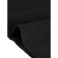 thumbnail image 5 of DARING DIVA Women's High Low Hem Long Sleeve Blouses L Black, 5 of 6