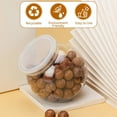 thumbnail image 4 of 6 Pcs Candy Jars with Lids,Happon Plastic Cookie Jars with Lids, Clear Cookie Jar Candy Holder,Wide Mouth Candy Storage Jars for Candy Buffet, Coffee Canister, 4 of 7