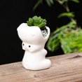 thumbnail image 2 of Planta suculenta Ot, Hippo Elefante Maceta Simple Interior Exterior Jardinería Creativa Maceta De Cerámica Creativa Hipopótamo Escritorio En Maceta Adornos. Afortunado Sencillez, 2 of 4
