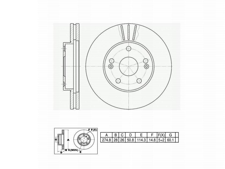 Winstop Brake Rotor, Front WS232292, Lexus LS400 1992-1991