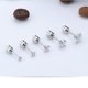 thumbnail image 4 of Juego de 5 pares de aretes YONGSHENG Hipoalergénicos de Acero Inoxidable en Oro Rosa, 4 of 5