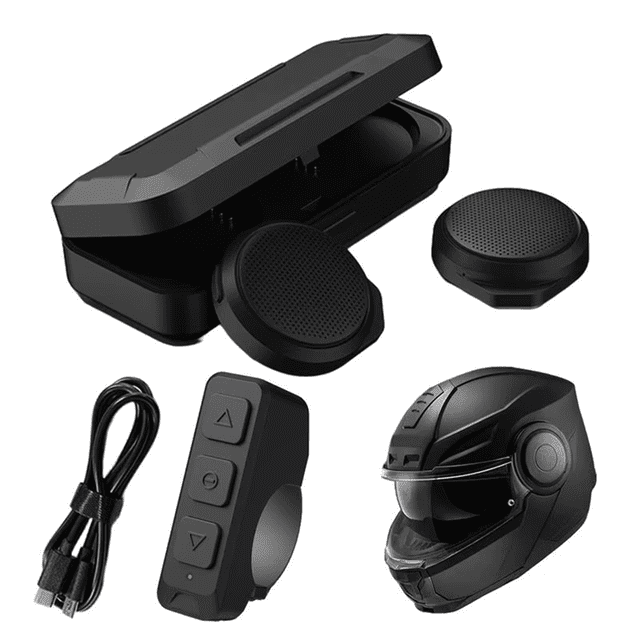 Auriculares Bluetooth para Casco de Motocicleta, Auriculares para Esquiar, Cancelación de Ruido, Música Estéreo, Respuesta Automática, Sonido Alto