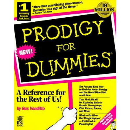 Prodigy for Dummies [Paperback - Used]
