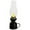 Black, variant on Zmeidao Vintage Flameless Table Lamp LED Kerosene Lantern, Clear Hurricane Lamp, Battery Operated, for Bedroom Living Room Xmas Party Decoration
