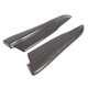 thumbnail image 3 of Par de parachoques trasero Bling Bling Estilo fibra de carbono Universal, 3 of 12