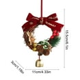 thumbnail image 3 of Herunwer Christmas Jingle Bells Door Hanger Decoration, Metal and Jute Twine Holiday Door Knob Hanger for Home, Tree and Wreath Festive Decor, 3 of 7