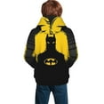 thumbnail image 3 of Batman Teen Boys Girls Hoodies 3D Printed Hooded Sweatshirts for Kids Long Sleeve Casual Unisex Pullovers with Pockets, 3 of 8