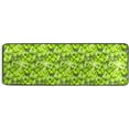 thumbnail image 5 of Dreamtimes Clover Pattern Hallway Runner Rug 2'x6' Kitchen Rug with Rubber Backing St Patrick's Day Non Slip Entryway Rug Runner Washable Soft Area Rug for Hallway Bedroom Kitchen Decor, 5 of 6
