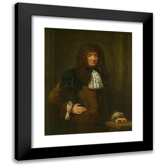 Anonymous 12x14 Black Modern Framed Museum Art Print Titled - Antonio Lopes Suasso (1614-1685) (1650-1699)