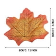 thumbnail image 2 of Fall Maple Leaves for Thanksgiving Autumn Wedding Party Table Centerpiece Home Decoration 100PCS, 2 of 8