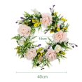 thumbnail image 2 of Coofit Wedding Artificial Plant Decorative: Hanging Vine Fake Floral Swag Window Wreath, 2 of 4