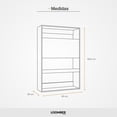 thumbnail image 5 of Mueble Multifuncional Datas Blanco Con Café Loomber, 5 of 5
