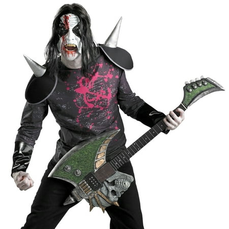 Disguise Adult Mens Evil Scary Metal Rockstar Halloween Costume XL