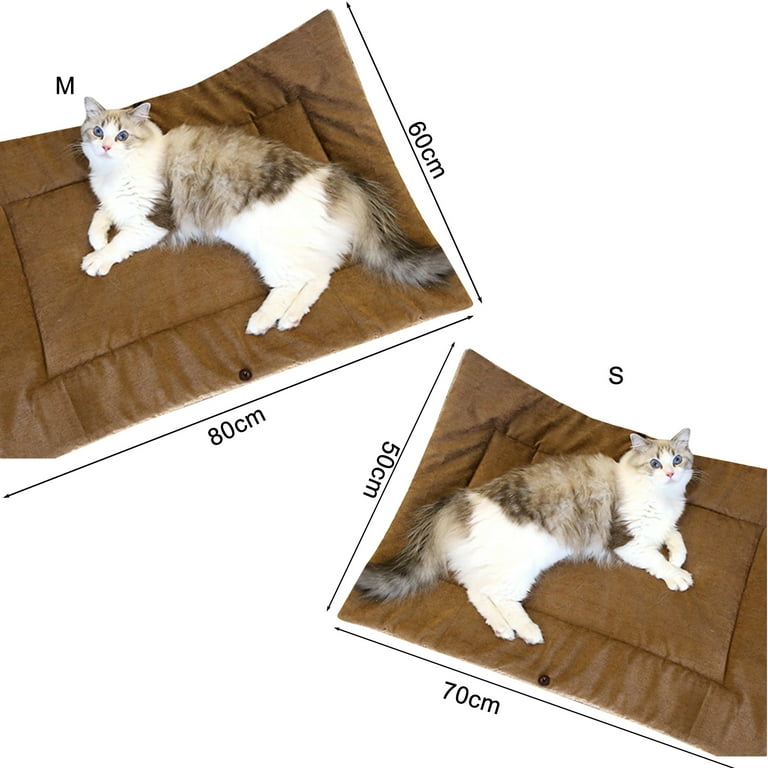 XWQ Pet Blanket Multifunctional Foldable Corduroy Warm Soft Cat Bed Mat for Dog