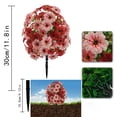 thumbnail image 3 of olkpmnmk Artificial Flowers for Outdoor Indoor Fake Plants, Artificial Flowers with Ground Garden Stake, UV Resistant Faux Greenery Shrubs, Fake Plants for Garden Yard Porch Patio, 3 of 5
