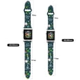 thumbnail image 5 of Christmas Band for Apple Watch Bands 40mm 41mm 45mm 44mm 42mm 38mm 49mm 
 Ultra for Women Men, Christmas Halloween Soft Silicone Sport Replacement Strap for iWatch Series 8 7 SE 6 5 4 3 2 1, 5 of 7