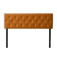 thumbnail image 5 of Rest Haven Harrington Faux Leather Upholstered Headboard, Queen, Saddle, 5 of 7