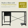 thumbnail image 5 of CONCETTA Modern L-Shaped Desk, Computer Desk Sleek Design, Spacious Workspace, Gray, 5 of 7