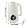 thumbnail image 3 of FeiFu The 8-in-1 Multifunction Nut Juice Maker, Upgraded Automatic Soymilk Maker, Smart Buttons,Eight Modes,One-Button Self-Cleaning for Nut,Oat,Soy Milk, 3 of 7
