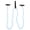 Blue, variant on Overhead Shoulder Pulley for Rotator Cuff Rehab Physical Therapy Exercise Rope Green, 16 in / 40.6 cm