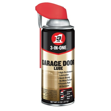 3INONE Garage Door Lube 11 Oz (Best Lubricant For Garage Door Chain)