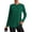 Green, variant on Pinspark Long Sleeve Workout Tops for Women Solid Athletic Shirts Lightweight Yoga Shirt Stretchy Running Top Loose Fit Green XXL