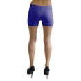 thumbnail image 3 of Vivian's Fashions Legging Shorts - Cotton, Misses Size (Royal Blue, M), 3 of 3