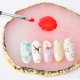 thumbnail image 5 of Resina Nail Art Palette Nail Gel Polish Palette Tray Color Nail Painting Palette Manicure Tool (Rosa). Afortunado Sencillez, 5 of 5