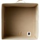 thumbnail image 3 of Basics - Cubos de almacenamiento plegables de tela con asas, 10.5 x 10.5 x 11 pulgadas, color beige, paquete de 6, 3 of 15