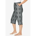 thumbnail image 3 of Dreams & Co. Plus Size Knit Sleep Capri, 3 of 4