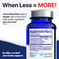 thumbnail image 4 of (3 pack) Focus Factor Lions Mane Plus (60 Count) - Advanced Nootropic with L-Theanine, Caffeine, Focus and Energy, Supports Concentration and Mental Clarity, 4 of 8