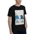 thumbnail image 2 of Bingfone Snow Gnome For Winter Men'S Loose Fit Short-Sleeve Pocket T-Shirt, 2 of 7