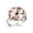 Multi 4, variant on Watermelon Pug Dog Pattern Stainless Steel Rings for Women, Open Adjustable Ring Promise Ring Jewelry Gifts
