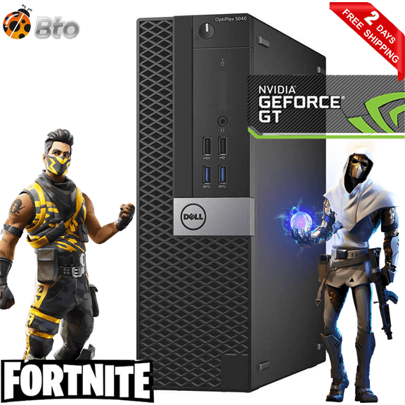 Restored Gaming Dell 5040 Desktop SFF Computer Intel Core i5 6th Gen. Processor, 8GB DDR4 Ram, 500GB HDD, NVIDIA GT 1030 DDR5, Bto Wi-Fi Adapter, Windows 10 PC (Refurbished)