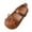 Brown, variant on LYHaoo Fashion Four Seasons Children Casual Shoes Girls Leather Shoes Flat Bottom Round Toe Solid Color Bow Hook Loop Sizes 6 Black(Toddler)