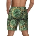 thumbnail image 2 of Lsque Mens Swim Trunks Succulents Pattern - Bathing Suit Compression Liner - Beach Swim Shorts Swimwear - (S-3XL) - Stretch Quick Dry -XX-Large, 2 of 9