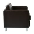 thumbnail image 7 of OSP Home Furnishings Pacific Armchair In Black Faux Leather, 7 of 7