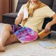 thumbnail image 5 of Fotbe Neon Skull With Milkshake Pantalones Cortos de Pijama para Hombre, Ropa de Dormir, Pantalones de Pijama Cortos para Hombre-3X-Large, 5 of 6