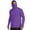 Purple*, variant on RUTAYY Men's Hoodie Long Sleeve Attached Neck Gaiter Solid Color Outdoor Casual Sweatshirt Purple