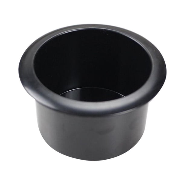 Portavasos de plástico de repuesto, inserto de taza de almacenamiento negra para sofá, sillón reclinable, coche, mesa de póquer