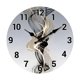 thumbnail image 1 of Reloj de pared silencioso de madera, diseño creativo, moderno y sencillo, redondo. 30 centímetros, 1 of 9