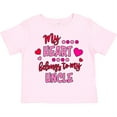 thumbnail image 3 of Inktastic My Heart Belongs to My Uncle Boys or Girls Toddler T-Shirt, 3 of 5