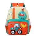 thumbnail image 2 of ibiyuan School Backpacks Forklift Cartoon Print Lightweight Durable Travel School Bag for Ages 3rd 4th 5th 6th, Primary School, Outdoor Activities, Weekend Trip, 2 of 3