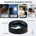 thumbnail image 6 of Sleep Mask for Women, Weighted Eye Mask for Sleeping with 100% Blackout, 3D Contoured Eye Cups, Soft Breathable Fabric, Full Coverage Strap for Home, Travel, Nap, 6 of 8