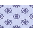 thumbnail image 1 of Ahgly Company Indoor Rectangle Patterned Lavender Blue Area Rugs, 8' x 10', 1 of 6